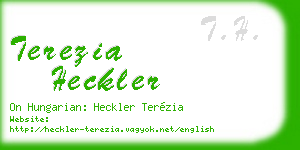 terezia heckler business card